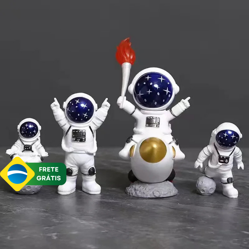 Estátua Astronauta para Quarto Infantil ByCasa