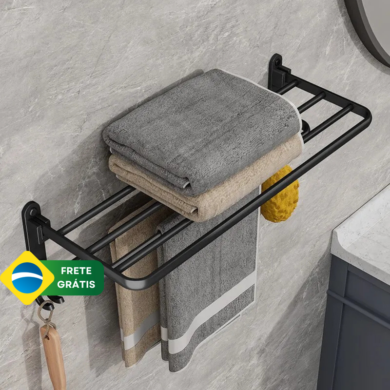 Toalheiro Dobrável Inox ByCasa