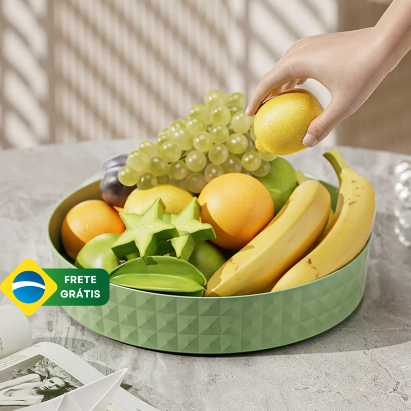 Bandeja Rotativa de Armazenamento de Condimentos para Cozinha ByCasa