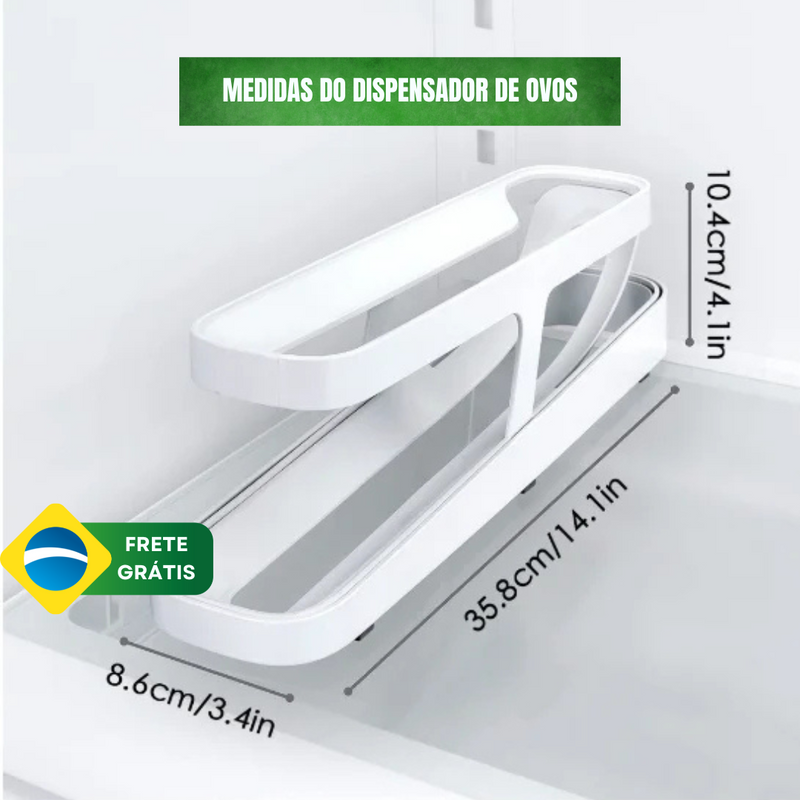 Organizador de Ovos 2 Andares para Geladeira ByCasa