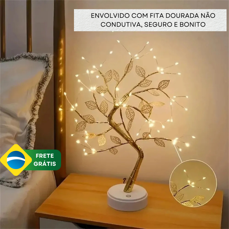 Luminária de Mesa Árvore da Vida ByCasa