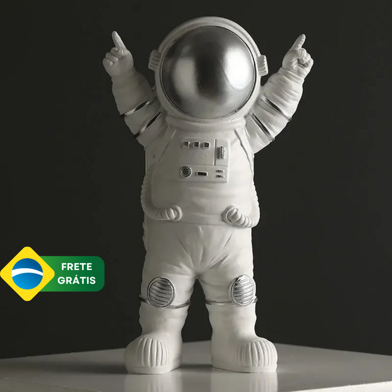 Estátua Astronauta para Quarto Infantil ByCasa