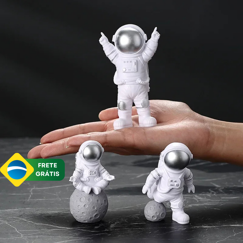 Estátua Astronauta para Quarto Infantil ByCasa