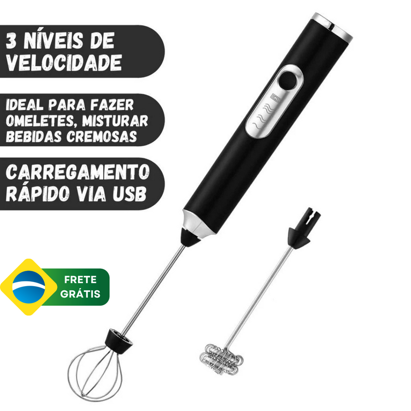 Batedor Misturador Mixer Elétrico Multiuso 2 EM 1 ByCasa