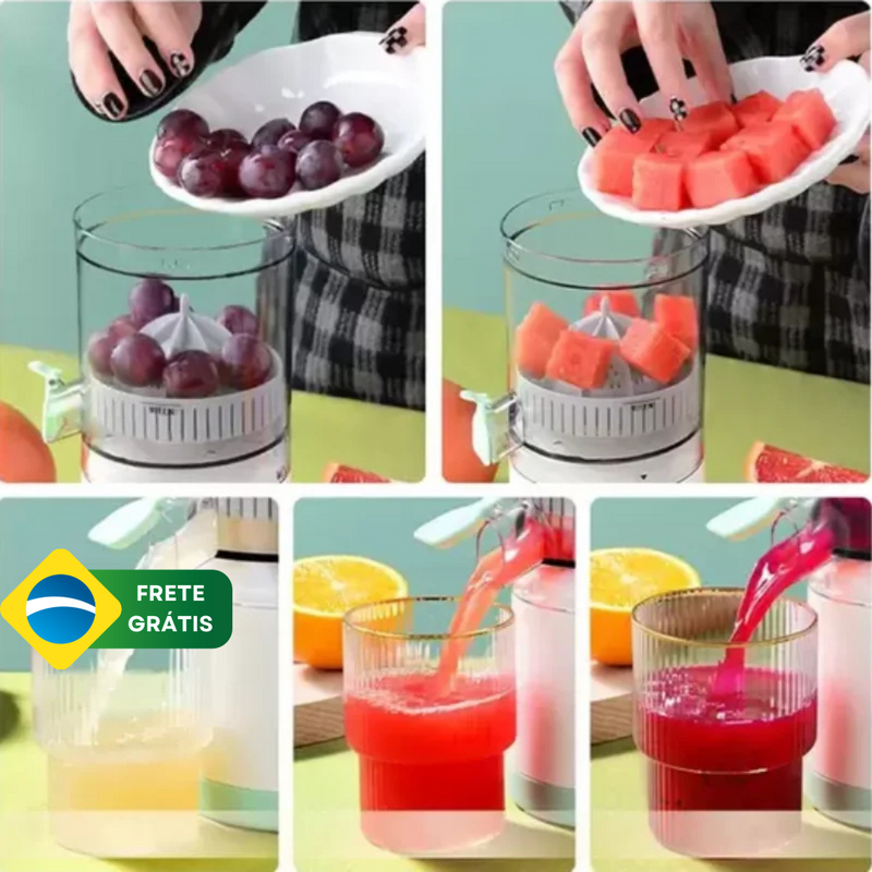 Mini Espremedor Portátil Automático Elétrico de Frutas ByCasa