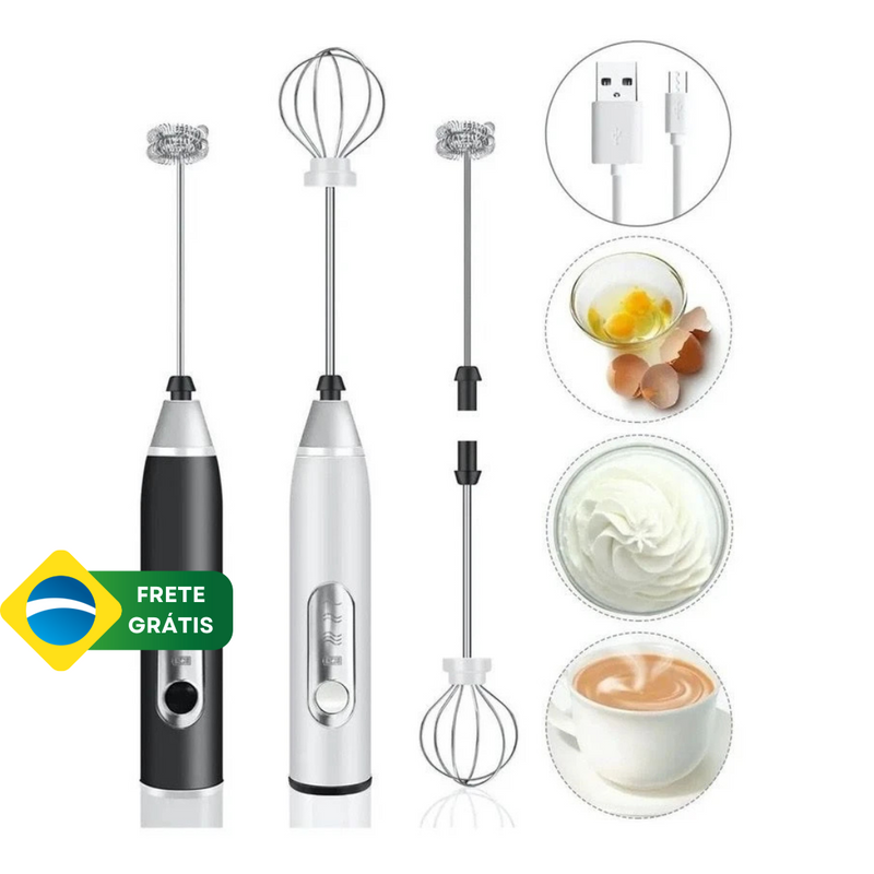 Batedor Misturador Mixer Elétrico Multiuso 2 EM 1 ByCasa